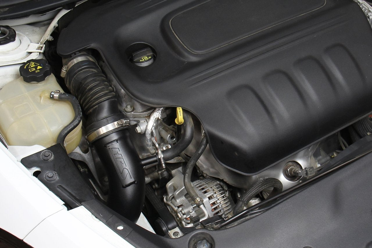 HPS Cold Air Intake Kit 2013-2016 Dodge Dart 2.4L Non Turbo, Black