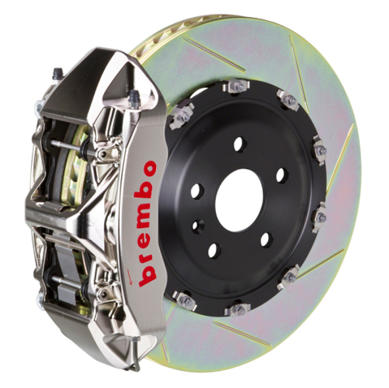 Brembo 12-18 CLS550/15-18 CLS400 Fr GTR BBK 6 Pist Billet 380x34 2pc Rotor Slotted Type1 - Nickel 1N2.9028AR