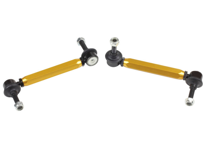 Whiteline Sway Bar Link Kit Heavy Duty Adj Steel Ball Nissan GT-R 2009-2011 (view 1)