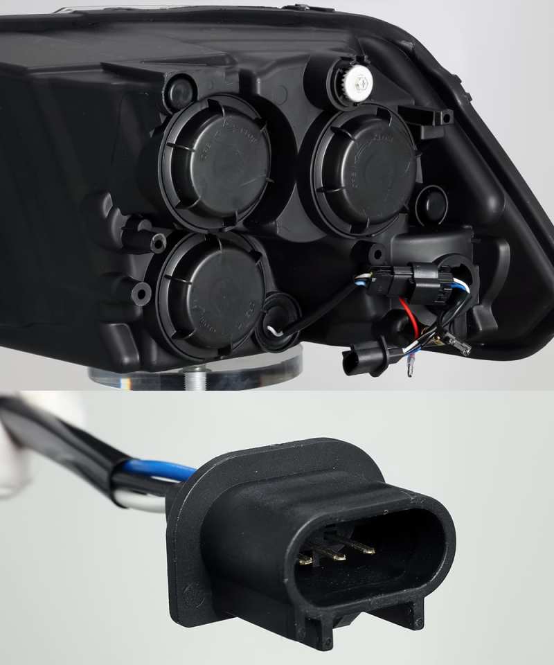AlphaRex 09-18 Dodge Ram 1500HD PRO-Series Proj Headlights Plank Style Black w/Seq Signal/Smoked DRL 880593 *Discontinued