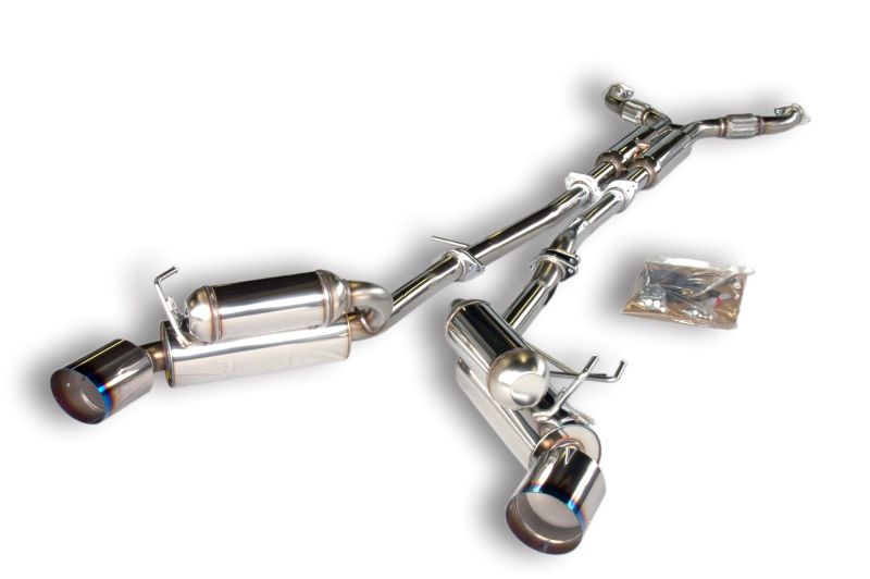 HKS Full Dual Hi-Power Titanium Tip Catback Exhaust (view 1)