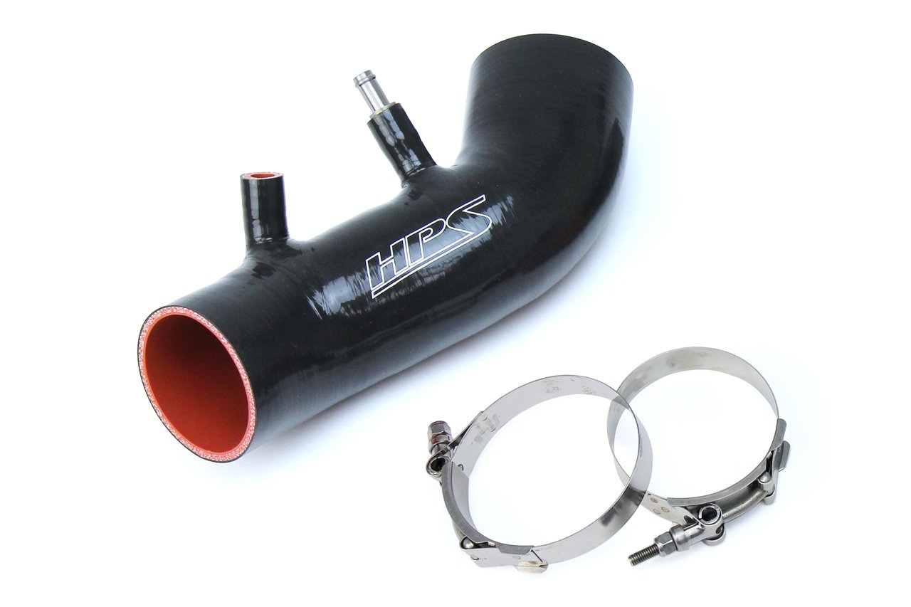 HPS Silicone Post MAF Air Intake Hose Kit Acura 07-11 CSX Type-S , Black (view 2)