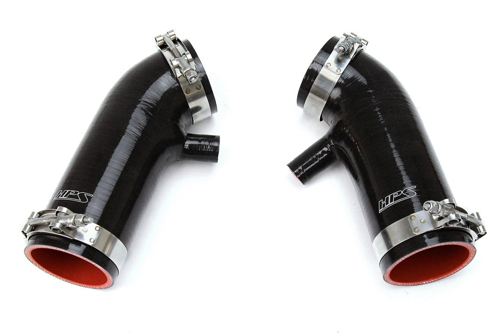 HPS Black Reinforced Silicone Post MAF Air Intake Hose Kit Infiniti 08-14 G37 3.7L (view 2)