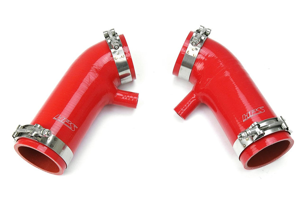HPS Red Reinforced Silicone Post MAF Air Intake Hose Kit Nissan 09-14 370Z 3.7L (view 2)