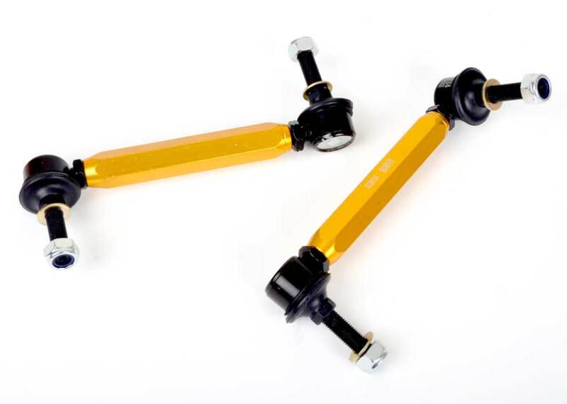 Whiteline Sway Bar Link Kit Heavy Duty Adj Steel Ball Nissan GT-R 2009-2011 (view 4)