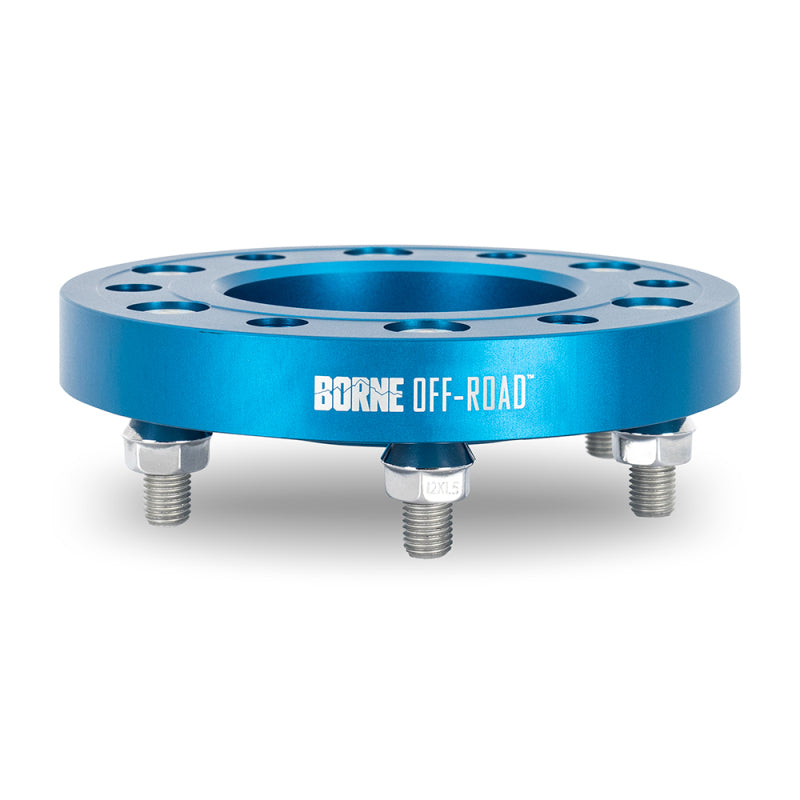 Borne Off-Road Wheel Spacers - 6x139.7 - 78.1 - 38.1mm - M14x1.5 - Blue BNWS-005-381BL