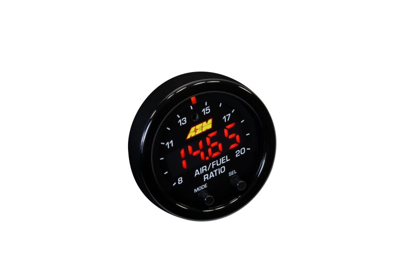 AEM Electronics X-Series OBDII Wideband UEGO AFR Sensor Controller Gauge (view 1)