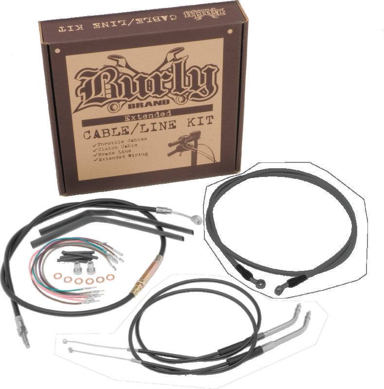 Burly Brand Control Kit 16in FLST - Black B30-1072