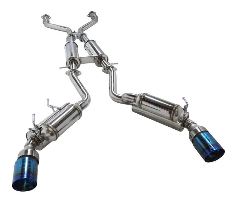 HKS Dual Hi-Power Ti Titanium Tip Exhaust 370Z (view 1)
