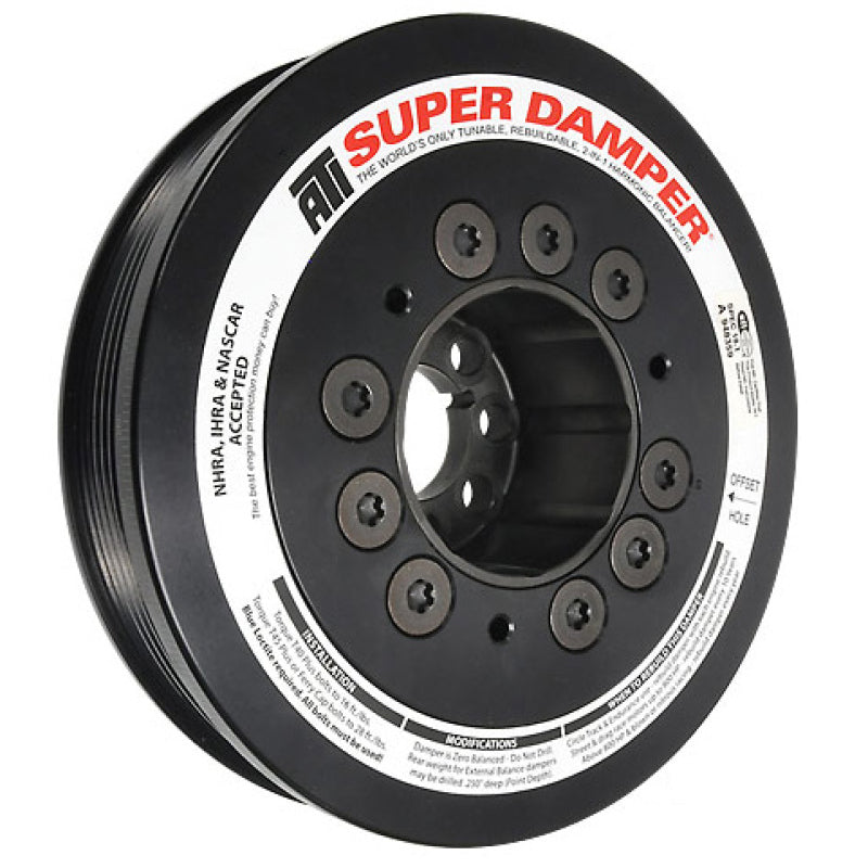 ATI Damper - 6.570in - Steel - 6 Grv - Audi - High HP - Race Version ATI918068