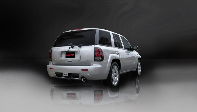 Corsa Performance 06-08 Chevrolet Trailblazer SS 6.0L V8 Polished Sport Cat-Back Exhaust (view 3)