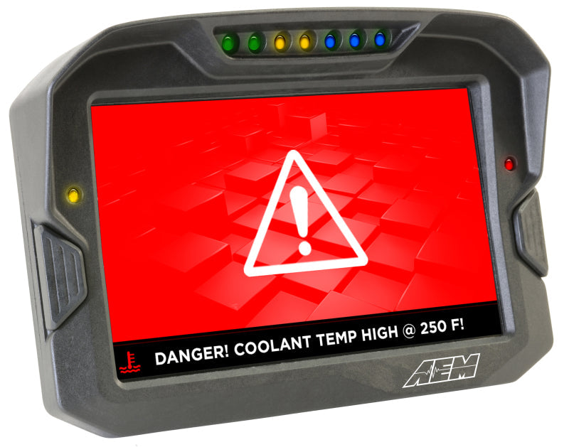 AEM Electronics Digital Dash, CD-7LG, Carbon Housing, Data Logging, GPS, CAN Bus, Kit