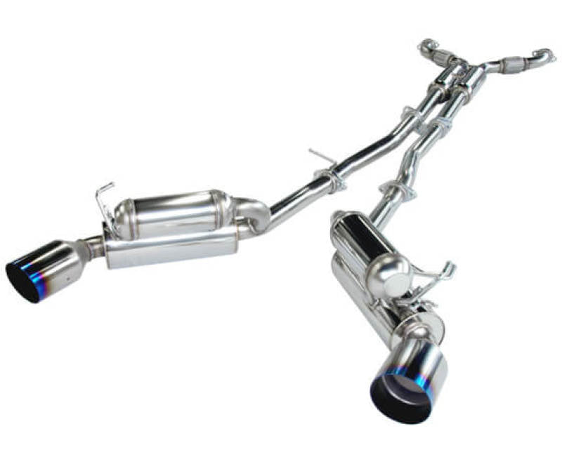 HKS Full Dual Muffler G35 Coupe (view 2)
