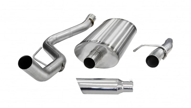 Corsa Performance 11-13 Ford F-150 5.0L V8 Polished Sport Cat-Back Exhaust (view 1)