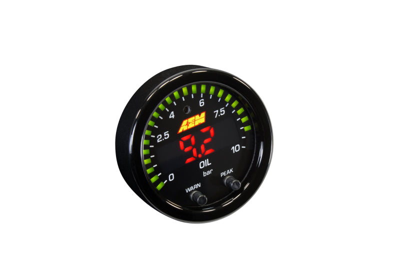 AEM Electronics Engine Oil Pressure Gauge (view 3)