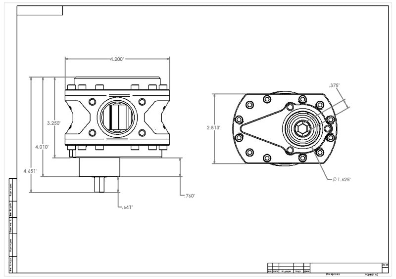 Aeromotive Fuel Pump, Spur Gear, 3/8" Hex, 1.200 Gear, 25gpm NITRO