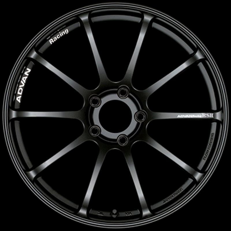 Advan RSII 17x8.5 / +30 Offset / 5x98 / 58mm Bore / Semi Gloss Black YAP7H30TSB