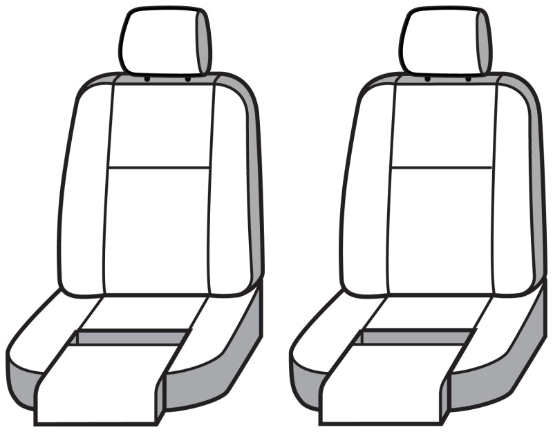 Covercraft 22-23 Jeep Grand Wagoneer Carhartt Super Dux SeatSaver Front Row- Black SSC3502COBK