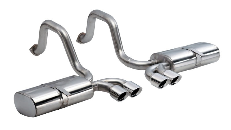 Corsa Performance 97-04 Chevrolet Corvette C5 Z06 5.7L V8 Polished Sport Axle-Back (view 1)