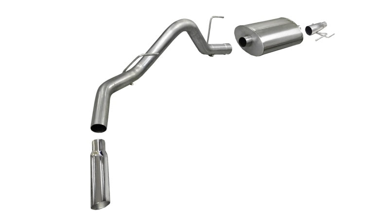 Corsa Performance 11-13 Ford F-150 EcoBoost 3.5L V6 Polished Sport Cat-Back Exhaust (view 1)