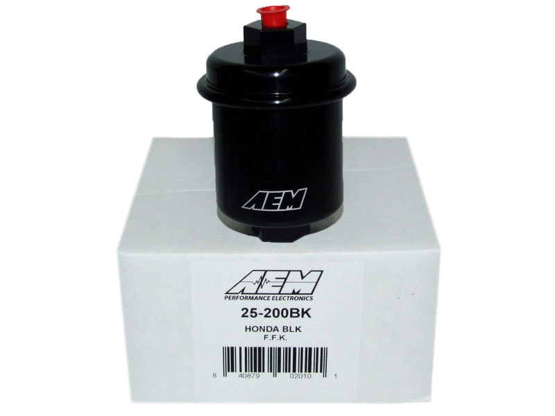 AEM Electronics High Volume Fuel Filter Black (view 5)