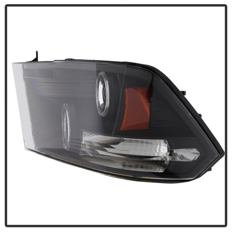 Spyder Dodge Ram 1500 09-14 10-14 Projector Headlights Halogen- LED Halo LED - Blk PRO-YD-DR09-HL-BK 5010032