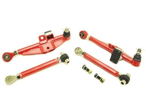 Godspeed Nissan 240SX (S13) 1989-94 Adjustable Front Lower Control Arms With High Angle Tension Rods (view 1)