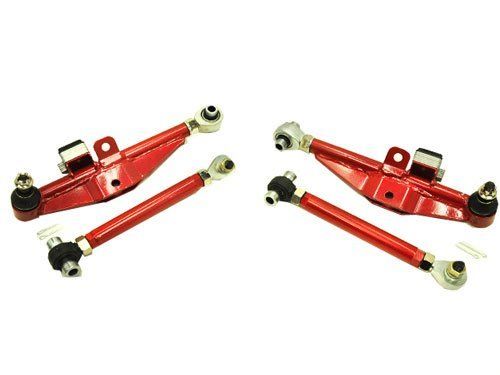 Godspeed Nissan 240SX (S14) 1995-98 Adjustable Front Lower Control Arms With High Angle Tension Rods (view 1)