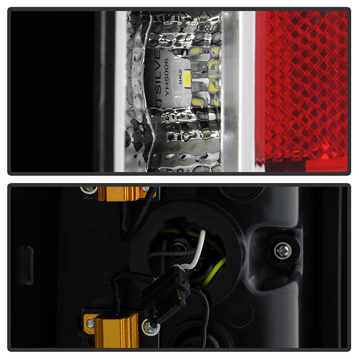 SPYDER xTune 07-13 Chevrolet Silverado 1500/3500 Full LED Tail Lights - Chrome (ALT-CH-CSIL07-FLED-C) 9951473