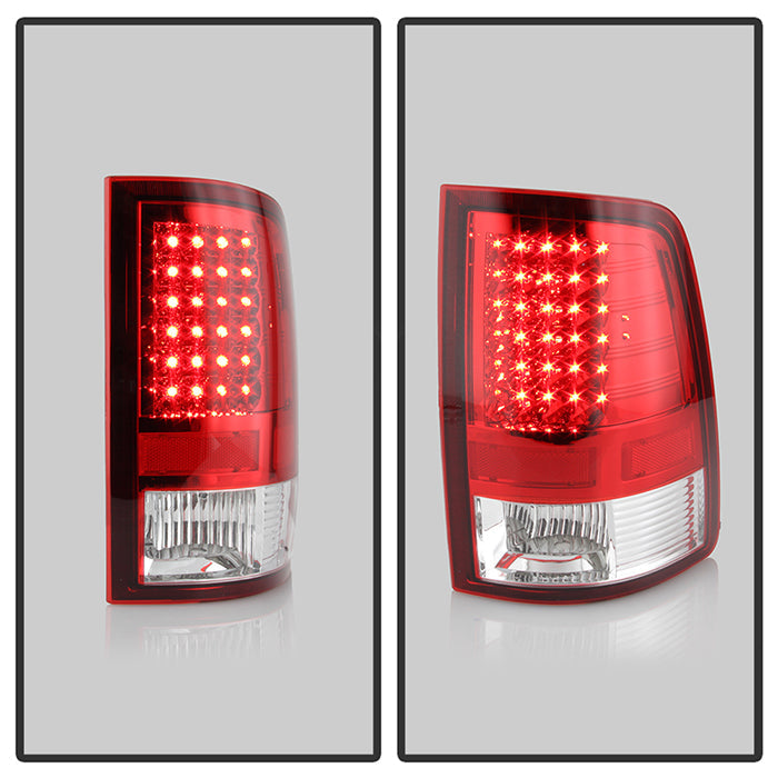 SPYDER Xtune Dodge Ram 1500 09-14 LED Tail Lights Incandescent Model Only Red Clear ALT-JH-DR09-LED-RC 9032820