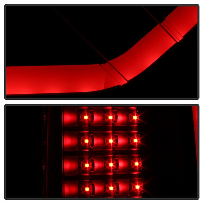 SPYDER xTune 09-14 Ford F-150 Light Bar LED Tail Lights - Black Smoke (ALT-JH-FF15009-LBLED-BSM) 9042195