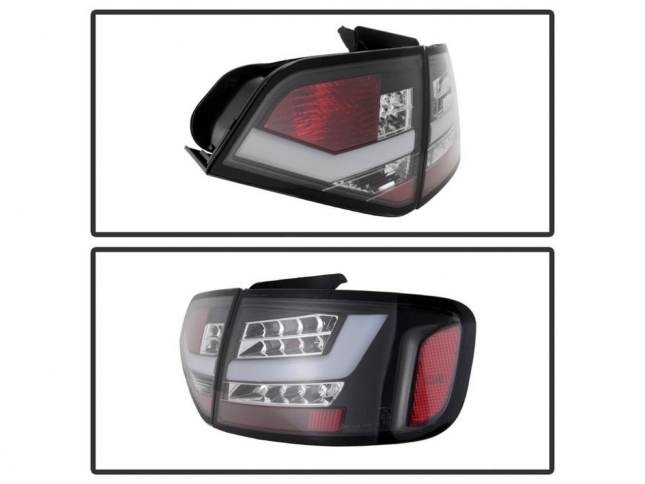 Spyder Audi A4 09-12 4Dr LED Tail Lights - Incandescent Model Only (view 2)