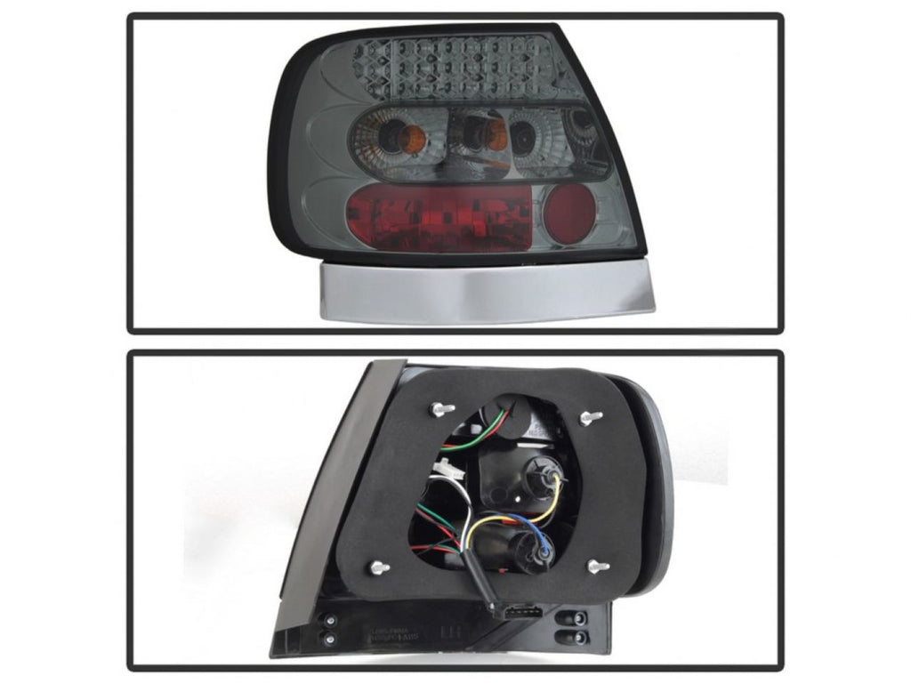 Spyder Audi A4 96-01 LED Tail Lights - Smoke (view 2)