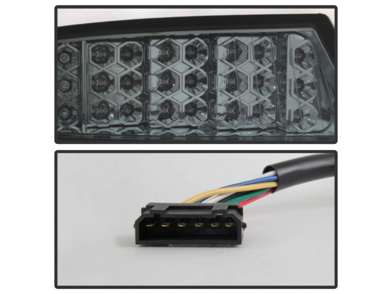 Spyder Audi A4 96-01 LED Tail Lights - Smoke (view 4)