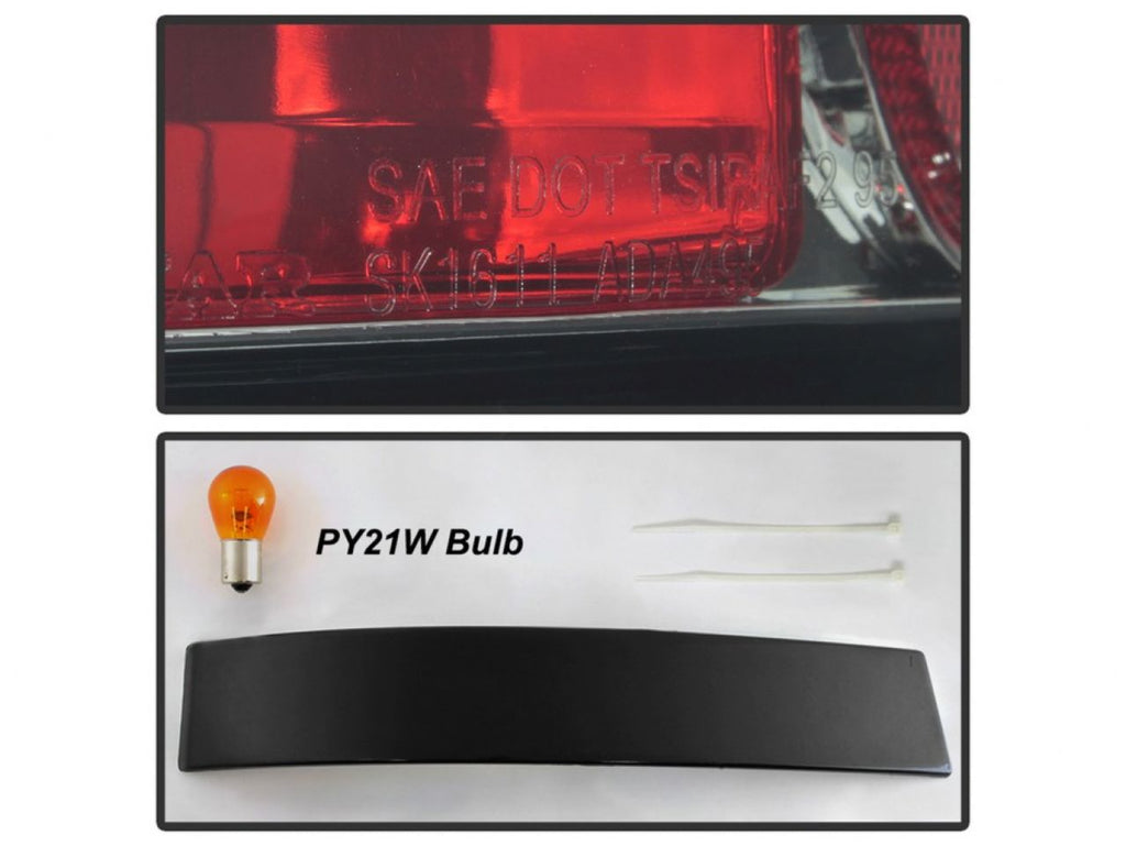 Spyder Audi A4 96-01 LED Tail Lights - Smoke (view 6)