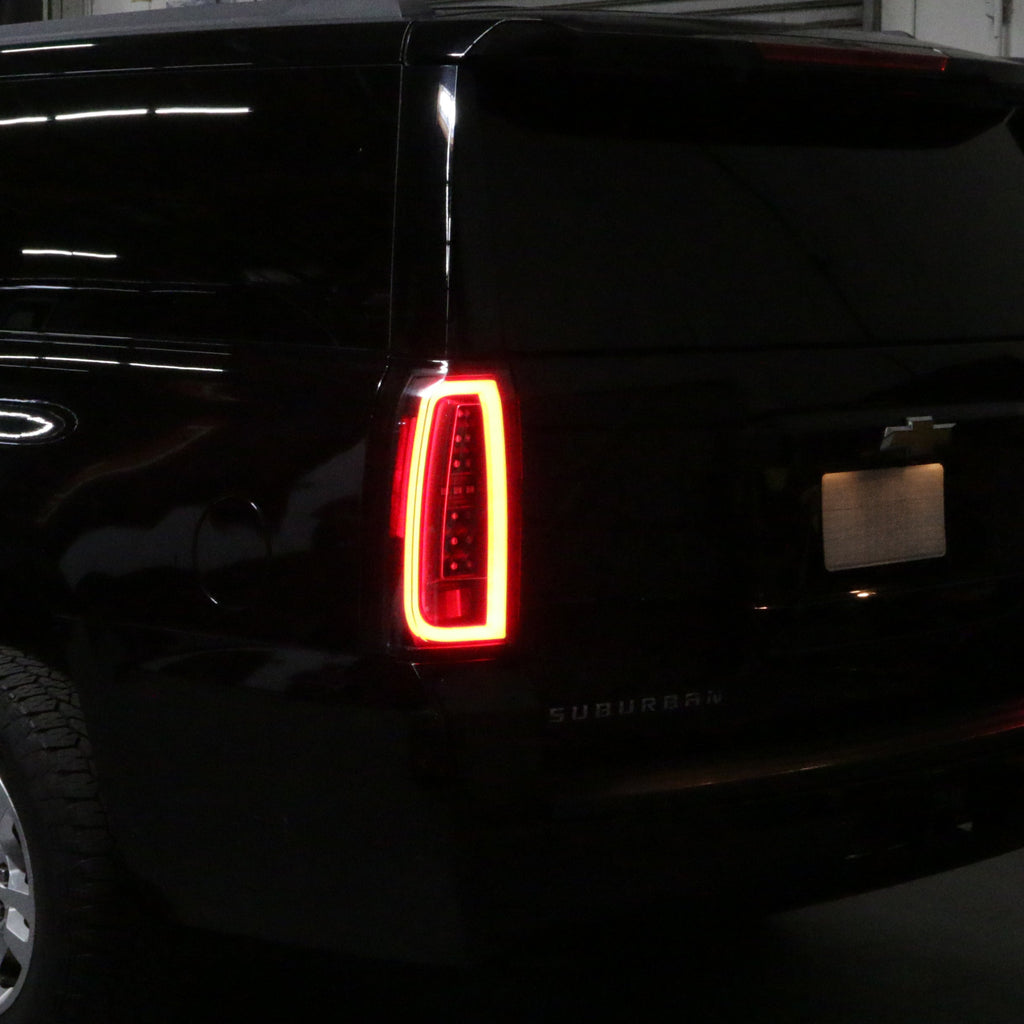 Spyder Chevy Tahoe / Suburban 15-17 LED Tail Lights - Black Smoke (ALT-YD-CTA15-LED-BSM) 5085078