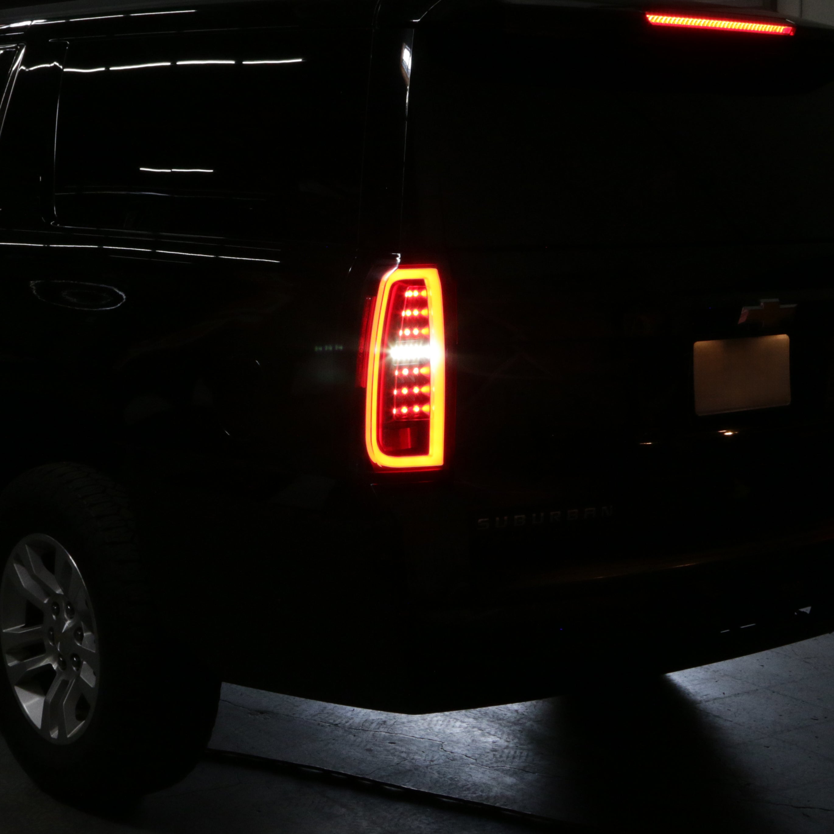 Spyder Chevy Tahoe / Suburban 15-17 LED Tail Lights - Black Smoke (ALT-YD-CTA15-LED-BSM) 5085078