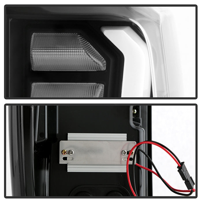 Spyder GMC Sierra 19-20 Incandescent Bulb Model Only LED Tail Lights - Black ALT-YD-GS19-LED-BK 5000286