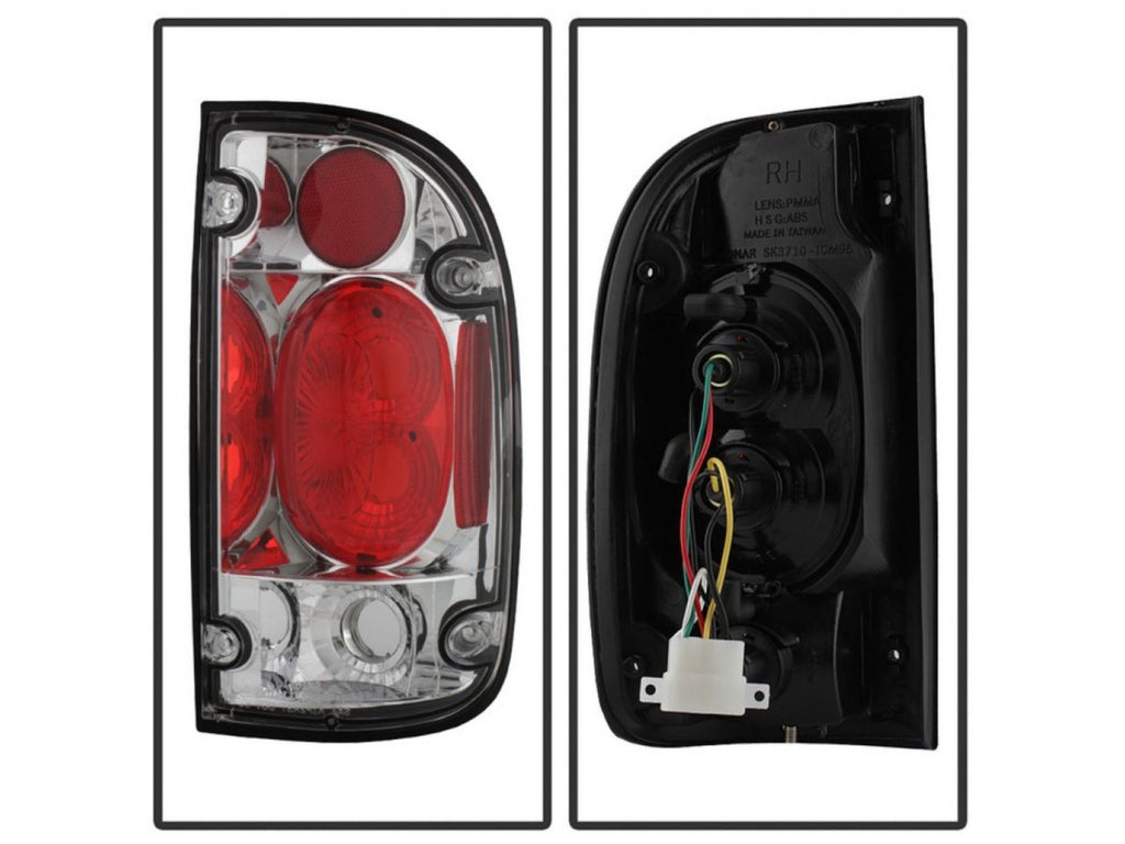 Spyder Toyota Tacoma 01-04 Euro Style Tail Lights - Chrome (SKU #5007841) 0BCKE (view 1)