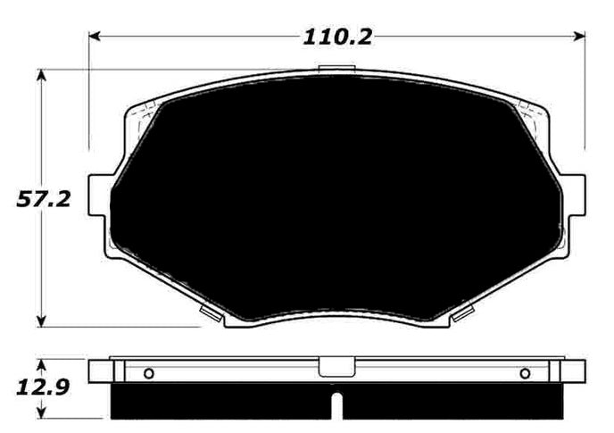 Porterfield Brake Pads for 2000 MAZDA MX-5 MIATA