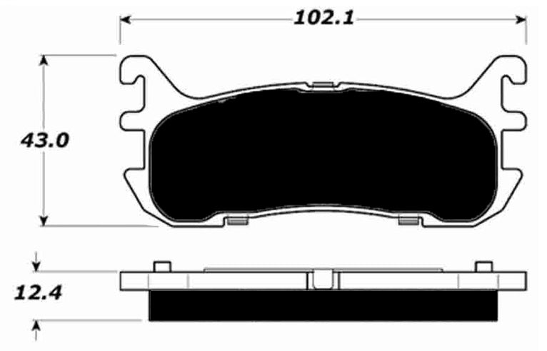 Porterfield Brake Pads for 2000 FORD ZX2