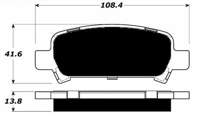 Porterfield Brake Pads for 2002 SUBARU IMPREZA COUPE