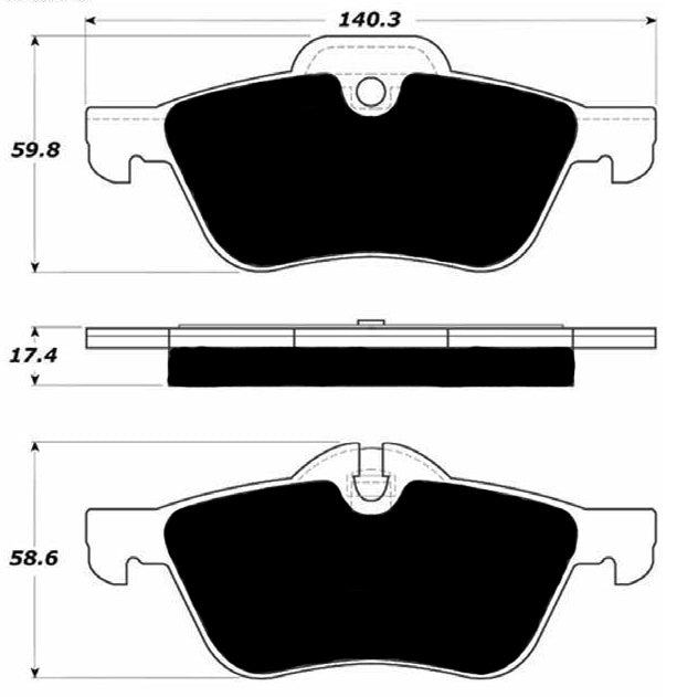 Porterfield Brake Pads for 2008 MINI Cooper S