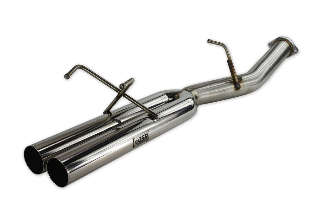 ISR Performance EP (Straight Pipes) Dual Tip Exhaust - Nissan 240sx 89-94 (S13) - 3" (view 1)