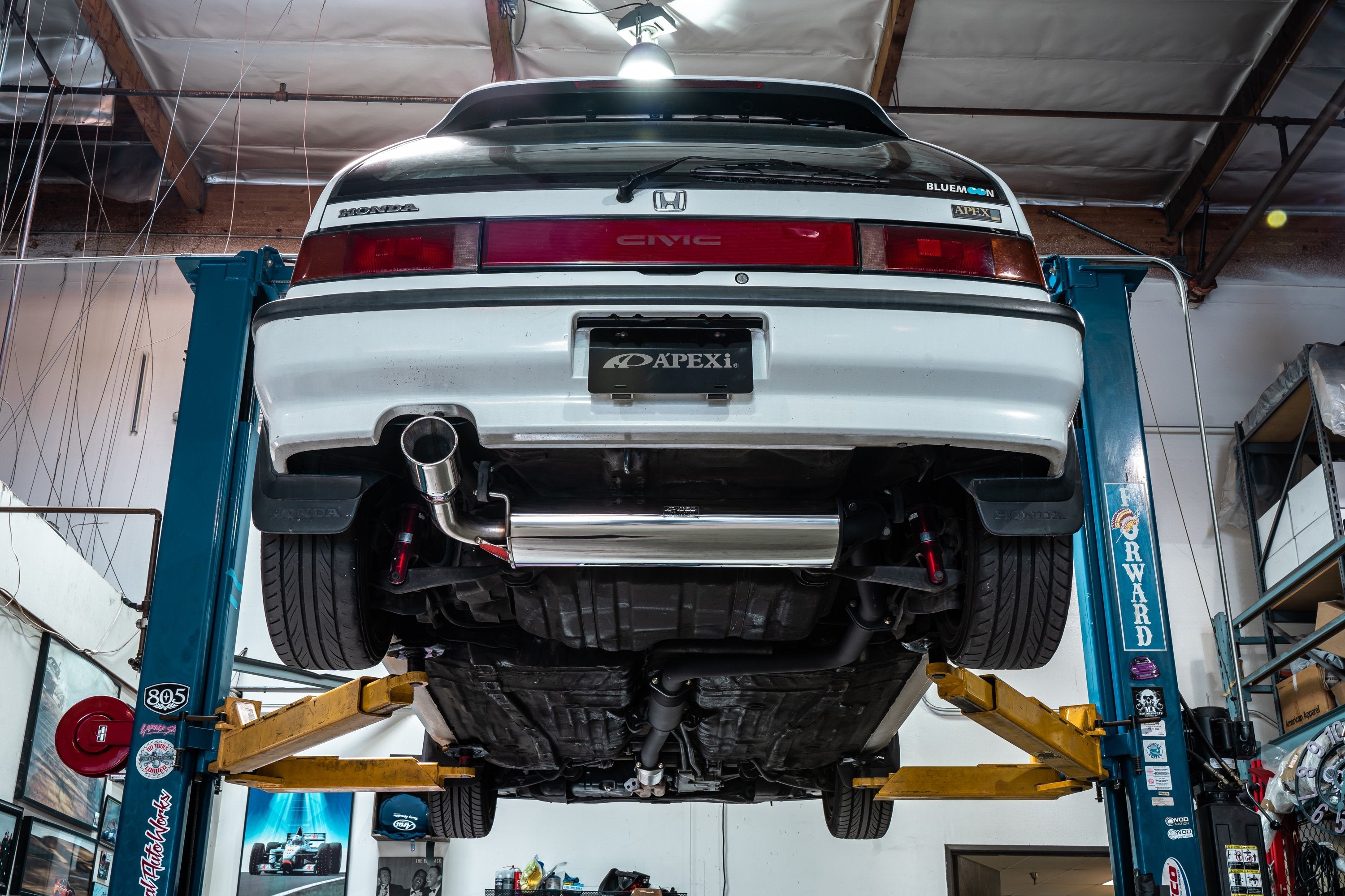 Apexi WS2 Catback Exhaust - 1988-1991 Honda Civic Hatchback *Discontinued (view 2)