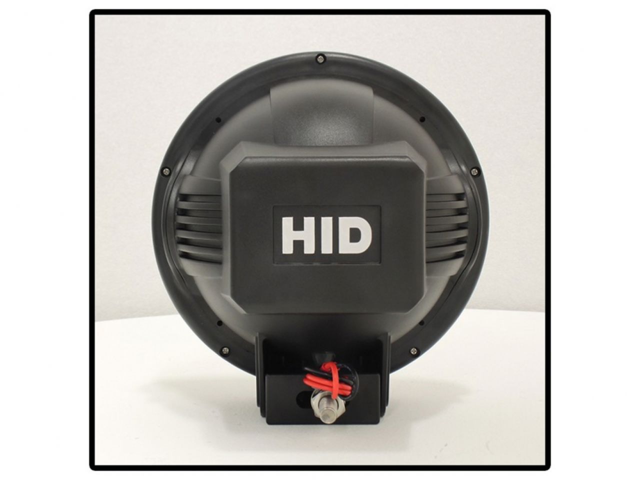 Spyder 7 Inch HID 4x4 fog lights Black/Red Housing w/wiring W/Switch- (view 1)
