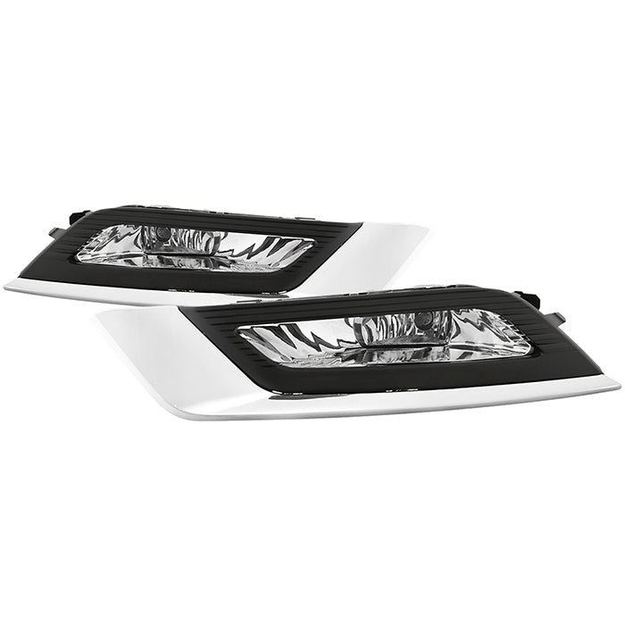 Spyder 17-18 Ford Fusion OEM Fog Lights w/ Switch & Cover - Clear (FL-FFUS17-C) 5085405