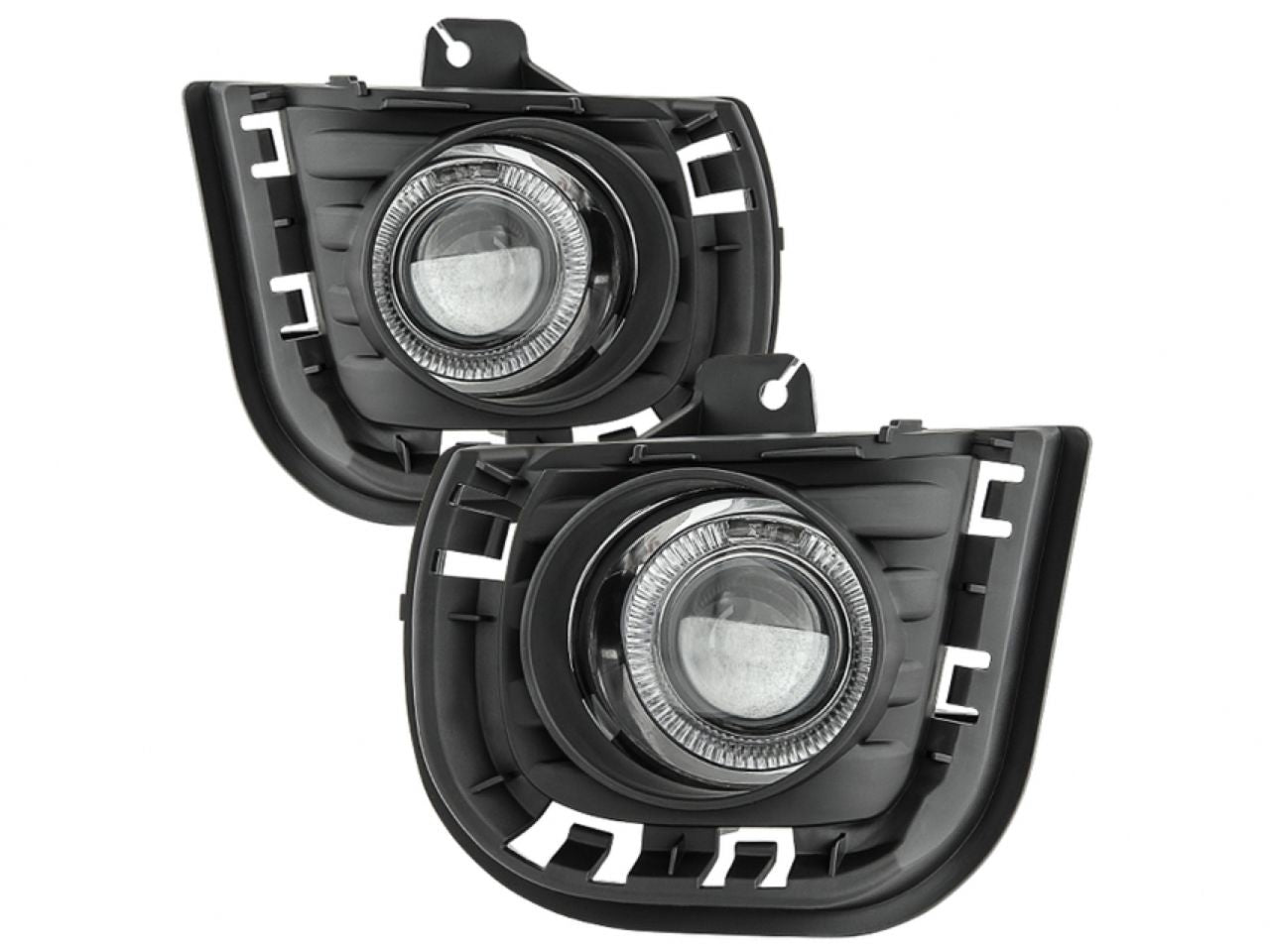 Spyder Scion TC 2014-2016 Halo Projector Fog Lights w/Switch - Clear (view 1)