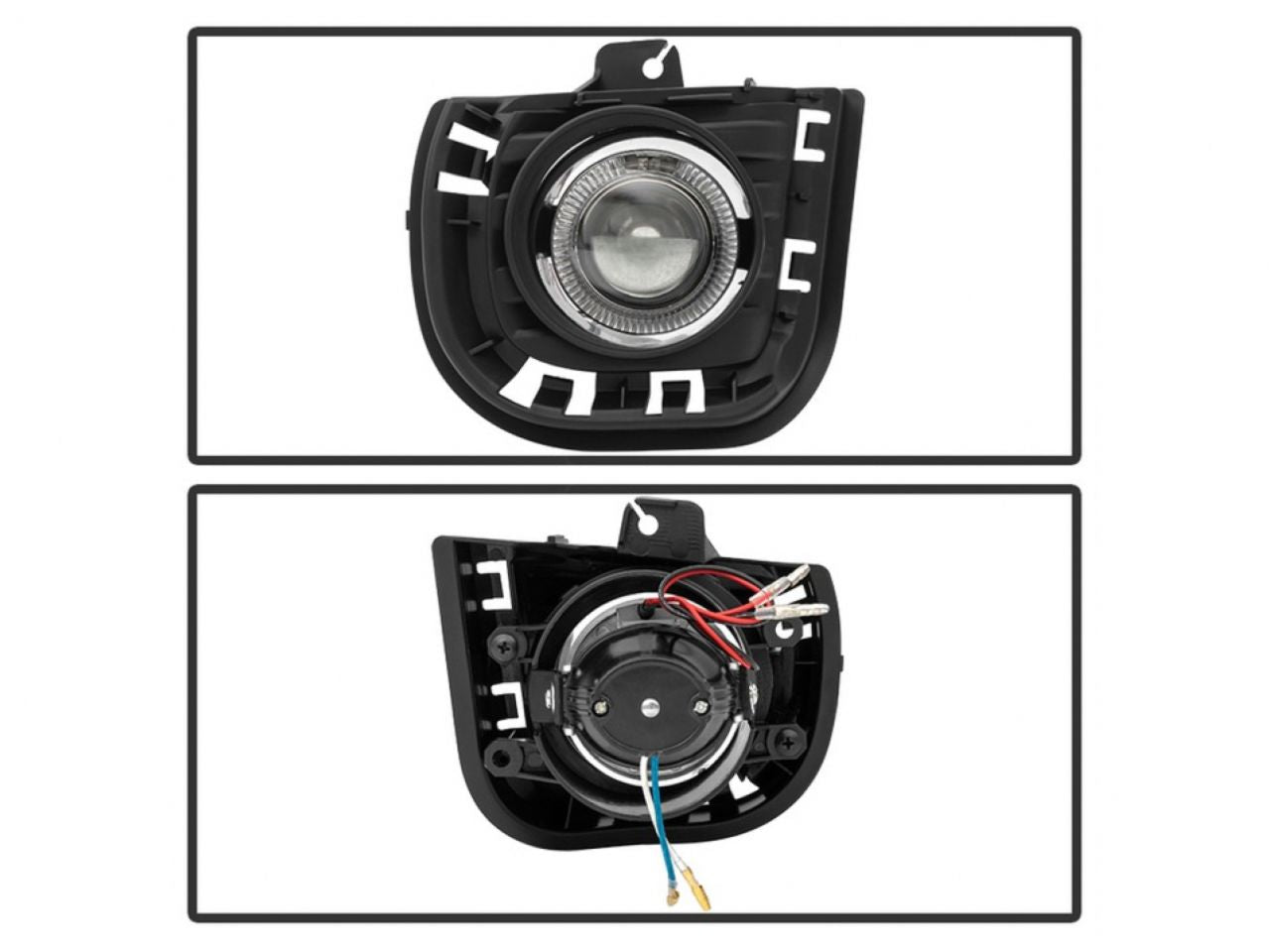 Spyder Scion TC 2014-2016 Halo Projector Fog Lights w/Switch - Clear (view 2)