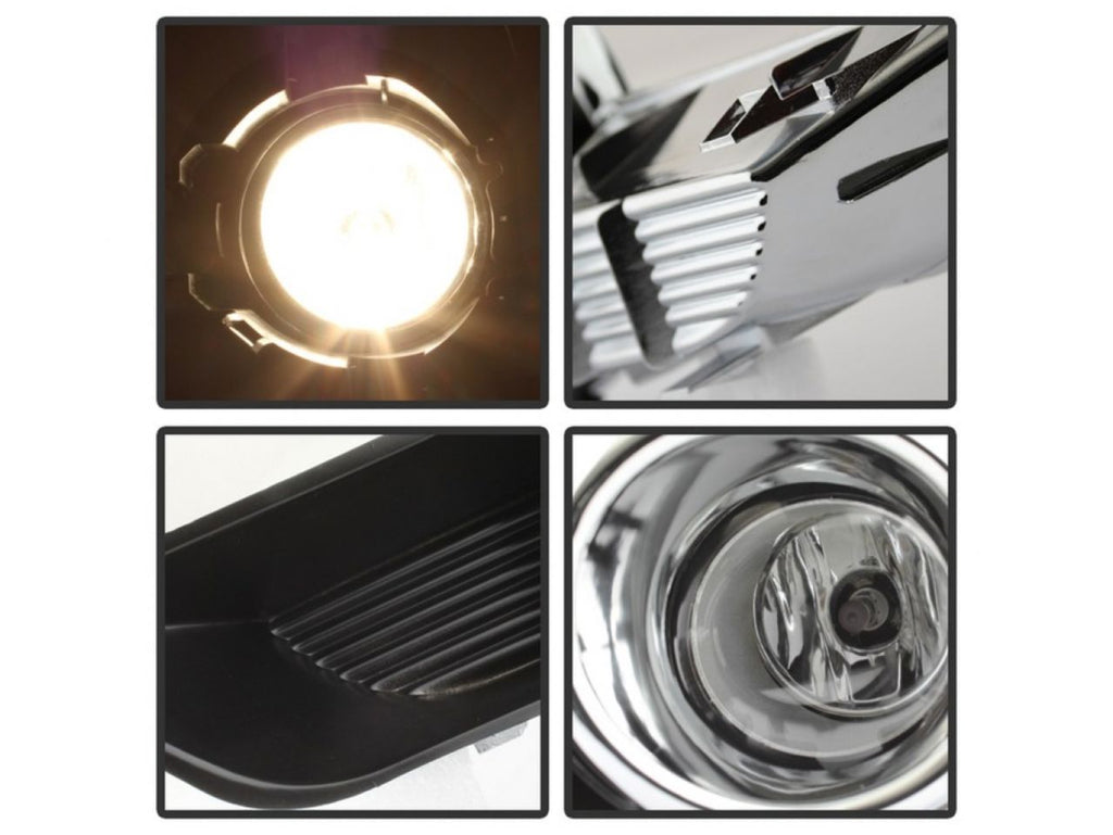 Spyder Toyota Highlander 08-10 OEM Fog Light w/Switch - Clear (view 3)